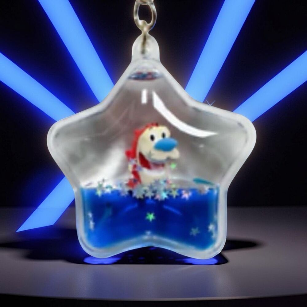 NWT Nickelodeon Ren & Stimpy “Stempy” Blue Tsunami Key Chain BackPack Chain